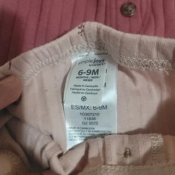 Simple Joys by Carter's Floral Baby Girl Leggins Size 6- Months - Picture 6 of 6